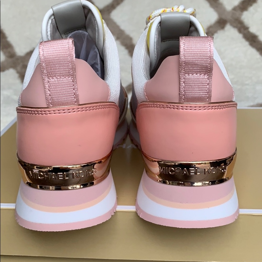 MICHAEL KORS MADDY TRAINER MESH OPTIC WHITE - Picture 10 of 16
